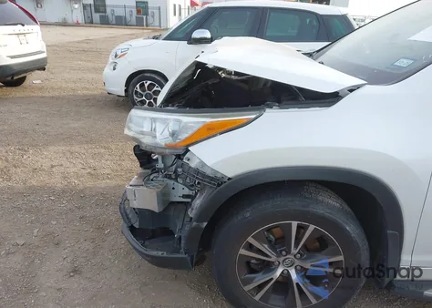 2016 Toyota Highlander Xle V6 from USA, damaged, VIN 5TDKKRFH8GS165449